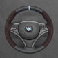 Griffowl Steering Wheel Cover for Customized Sedan BMW 3 Series E90 M3 2005-2013. For refined interior upgrades using our wrap and stitch kit.