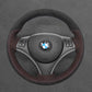 Griffowl Steering Wheel Cover for Customized Sedan BMW 3 Series E90 M3 2005-2013. For refined interior upgrades using our wrap and stitch kit.