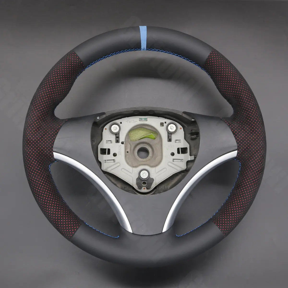 Griffowl Steering Wheel Cover for Customized Sedan BMW 3 Series E90 M3 2005-2013. For refined interior upgrades using our wrap and stitch kit.