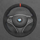 Griffowl Steering Wheel Cover for Customized Sedan BMW 3 Series E90 M3 2005-2013. For refined interior upgrades using our wrap and stitch kit.