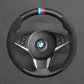 Griffowl Steering Wheel Cover for Customized Sedan BMW 5 Series E60 M5 2003-2010. For refined interior upgrades using our wrap and stitch kit.