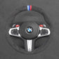 Griffowl Steering Wheel Cover for Customized Sedan BMW M3 G80 2021-2024. Perfect grip with our steering wheel wrap and custom interior touch.