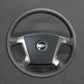 Griffowl Steering Wheel Cover for Customized Sedan Chevrolet Epica 2006-2010. Griffowl's interior mod with hand-sewn DIY steering wheel kit.
