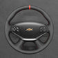 Griffowl Steering Wheel Cover for Customized Sedan Chevrolet Impala 2014-2020. Griffowl's interior mod with hand-sewn DIY steering wheel kit.
