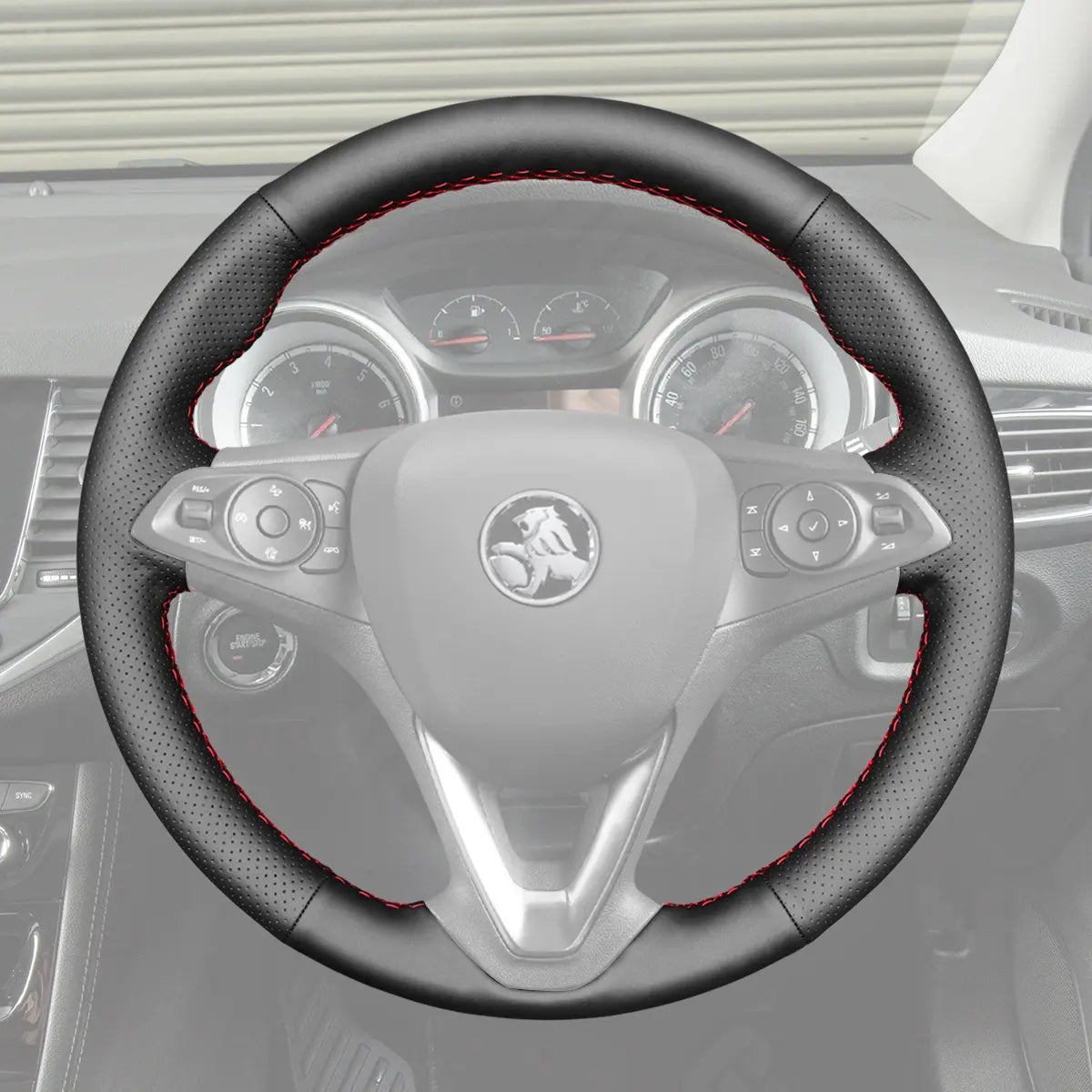 Griffowl Steering Wheel Cover for Customized Sedan Holden Commodore Calais 2018 2019 2020. Elevate your interior with Griffowl's wrap and stitch kit.
