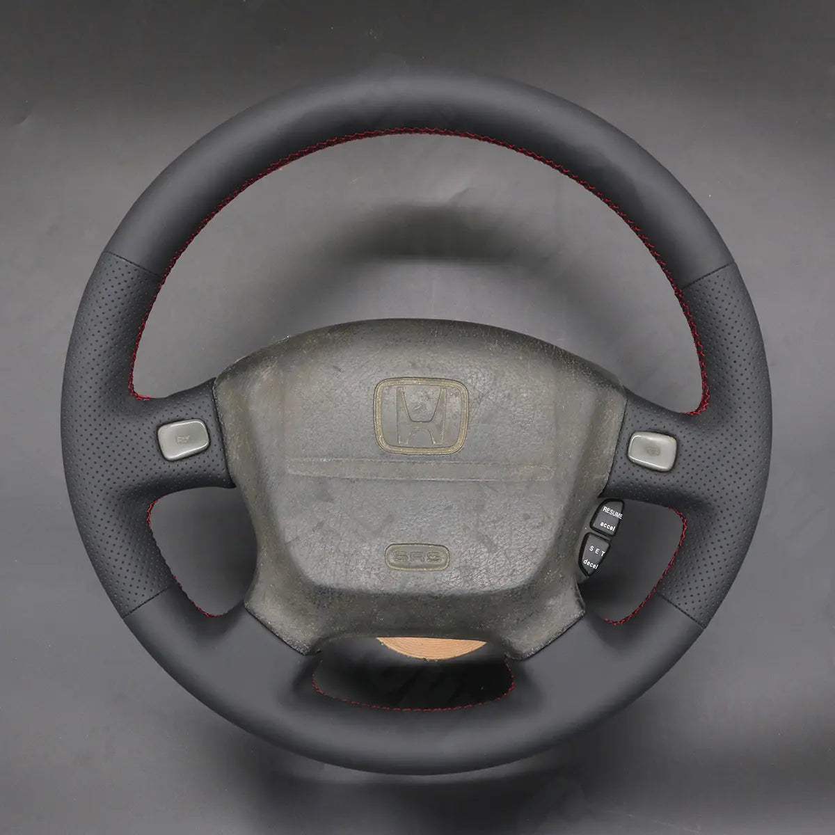 Griffowl Steering Wheel Cover for Customized Sedan Honda Integra 1994-2001. Perfect grip with our steering wheel wrap and custom interior touch.