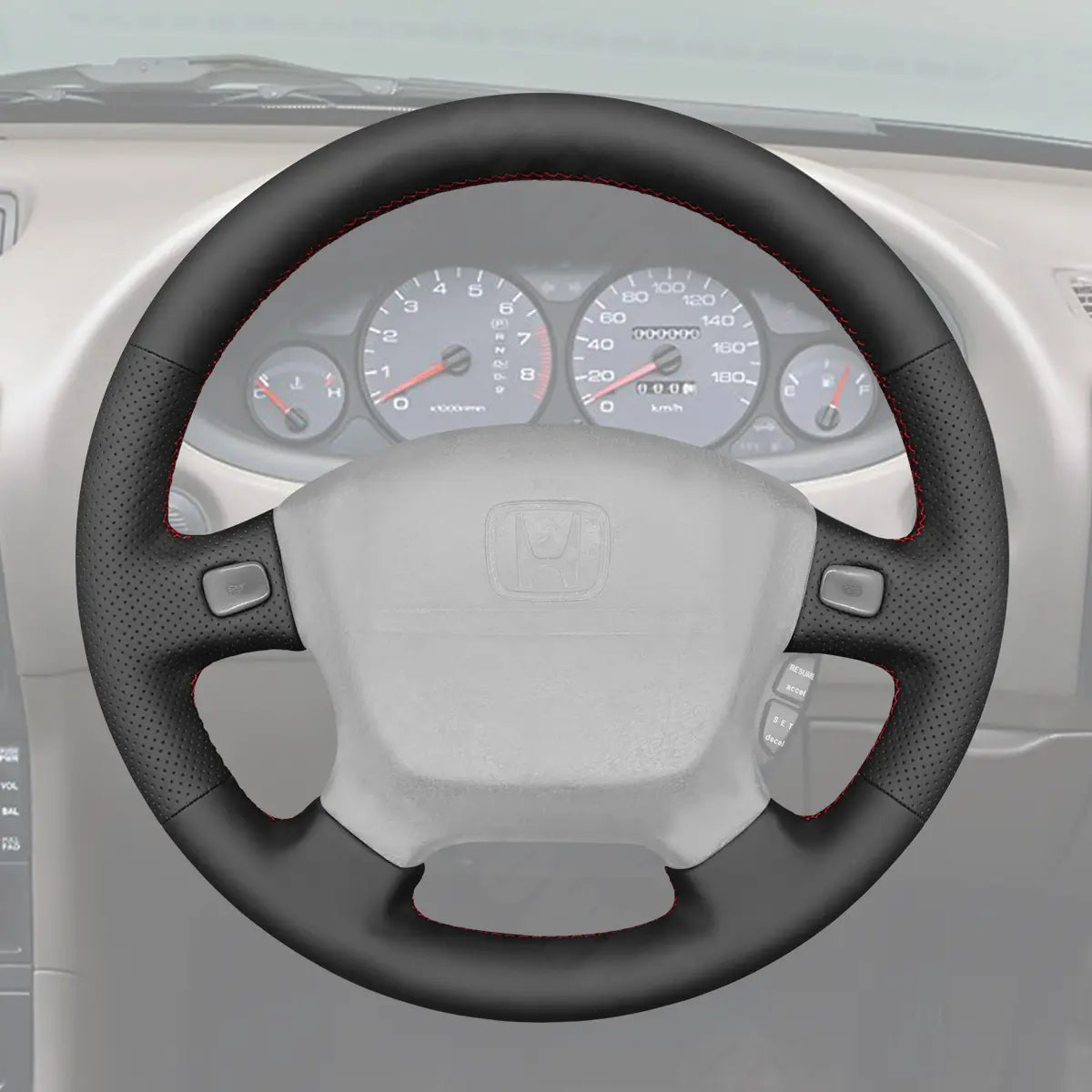 Griffowl Steering Wheel Cover for Customized Sedan Honda Integra 1994-2001. Perfect grip with our steering wheel wrap and custom interior touch.