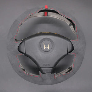 Griffowl Steering Wheel Cover for Customized Sedan Honda Integra Type R DC2 Civic EK9 Accord 1997-2002. Perfect for enthusiasts seeking refined interior mods.