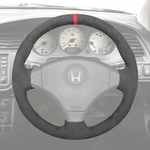 Griffowl Steering Wheel Cover for Customized Sedan Honda Integra Type R DC2 Civic EK9 Accord 1997-2002. Perfect for enthusiasts seeking refined interior mods.