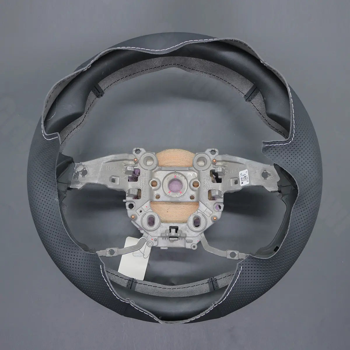 Griffowl Steering Wheel Cover for Customized Sedan Hyundai Elantra i30 2020-2024. For refined interior upgrades using our wrap and stitch kit.
