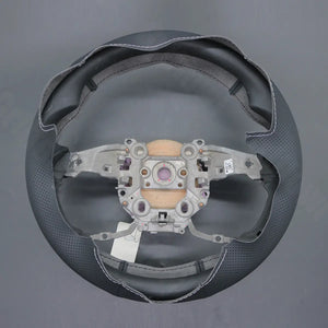 Griffowl Steering Wheel Cover for Customized Sedan Hyundai Elantra i30 2020-2024. For refined interior upgrades using our wrap and stitch kit.
