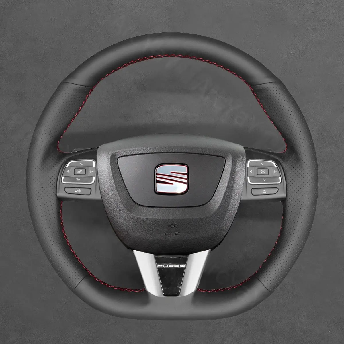 Griffowl Steering Wheel Cover for Customized Sedan Hyundai Sonata 2024-2025. Perfect grip with our steering wheel wrap and custom interior touch.
