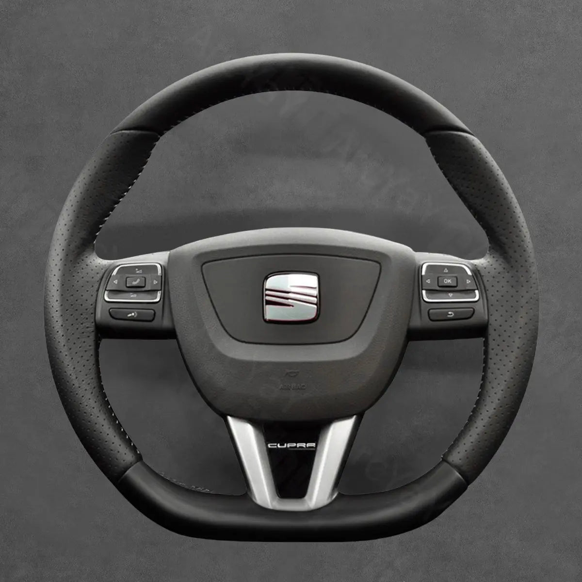 Griffowl Steering Wheel Cover for Customized Sedan Hyundai Sonata 2024-2025. Perfect grip with our steering wheel wrap and custom interior touch.
