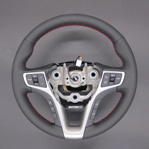Griffowl Steering Wheel Cover for Customized Sedan Hyundai i40 2011-2020. Perfect grip with our steering wheel wrap and custom interior touch.
