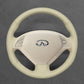 Griffowl Steering Wheel Cover for Customized Sedan Infiniti G25 G35 G37 2007-2013. For refined interior upgrades using our wrap and stitch kit.
