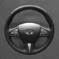 Griffowl Steering Wheel Cover for Customized Sedan Infiniti Q50 2014-2018. Perfect grip with our steering wheel wrap and custom interior touch.
