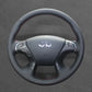Griffowl Steering Wheel Cover for Customized Sedan Infiniti Q70 2014-2019. Perfect grip with our steering wheel wrap and custom interior touch.
