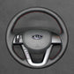 Griffowl Steering Wheel Cover for Customized Sedan Kia Optima 2011-2013. Perfect grip with our steering wheel wrap and custom interior touch.
