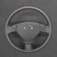 Griffowl Steering Wheel Cover for Customized Sedan Lexus ES300 ES330 2005-2006. For refined interior upgrades using our wrap and stitch kit.
