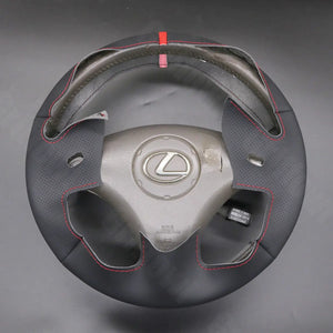 Griffowl Steering Wheel Cover for Customized Sedan Lexus GS300 GS430 1998-2005. For refined interior upgrades using our wrap and stitch kit.