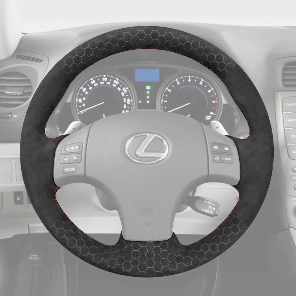 Griffowl Steering Wheel Cover for Customized Sedan Lexus IS IS250 IS250C IS300 IS300C IS350 IS350C F SPORT 2005-2011. Turn every drive into a luxury experience.