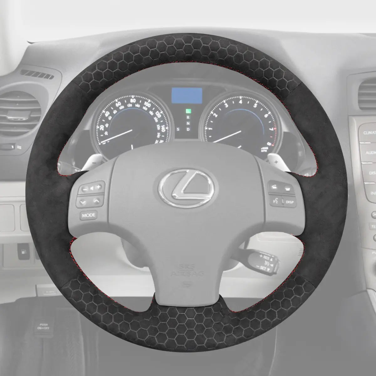 Griffowl Steering Wheel Cover for Customized Sedan Lexus IS IS250 IS250C IS300 IS300C IS350 IS350C F SPORT 2005-2011. Turn every drive into a luxury experience.