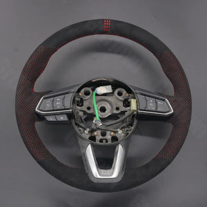 Griffowl Steering Wheel Cover for Customized Sedan Mazda 2 3 Axela 6 Atenza 2015-2025. Elevate your interior with Griffowl's wrap and stitch kit.