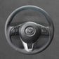 Griffowl Steering Wheel Cover for Customized Sedan Mazda 3 Axela 6 Atenza 2013-2017. Hand-sewn kit for drivers seeking precision and comfort.