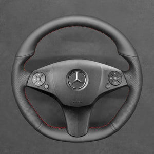 Griffowl Steering Wheel Cover for Customized Sedan Mercedes Benz AMG CLS Class 63 AMG E SL 63 R230 SLS 2008-2015. Turn every drive into a luxury experience.