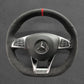 Griffowl Steering Wheel Cover for Customized Sedan Mercedes Benz AMG GT C S CLA CLS E SLC R172 SL 2014-2020. Turn every drive into a luxury experience.