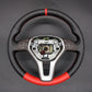 Griffowl Steering Wheel Cover for Customized Sedan Mercedes Benz B C CLA CLS E Class W246 W204 C117 C218 W212 2012-2017. Compact, hand-sewn DIY wrap for quick interior mods and grip upgrade.