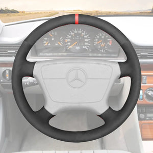 Griffowl Steering Wheel Cover for Customized Sedan Mercedes Benz C CL E S Class W202 C140 W210 W124 W140 1993-2020. Turn every drive into a luxury experience.