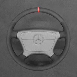 Griffowl Steering Wheel Cover for Customized Sedan Mercedes Benz C CL E S Class W202 C140 W210 W124 W140 1993-2020. Turn every drive into a luxury experience.