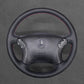 Griffowl Steering Wheel Cover for Customized Sedan Mercedes Benz C Class W203 C32 AMG 2001-2007. Hand-sewn DIY kit blends grip, function, and style inside.
