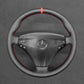Griffowl Steering Wheel Cover for Customized Sedan Mercedes Benz C Class W203 Kompressor 2002-2004. Hand-sewn DIY kit blends grip, function, and style inside.