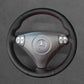 Griffowl Steering Wheel Cover for Customized Sedan Mercedes Benz C-Class W203 SLK-Class R171 2005-2008. Perfect for enthusiasts seeking refined interior mods.