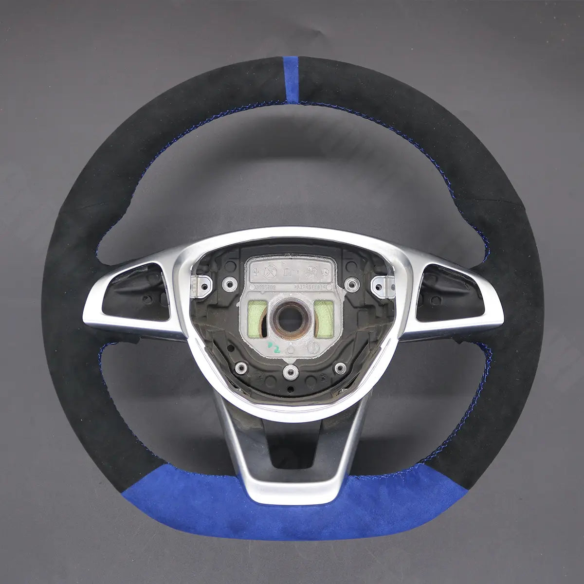 Griffowl Steering Wheel Cover for Customized Sedan Mercedes Benz C GLS E S SL Class R231 2015-2018. Hand-sewn DIY kit blends grip, function, and style inside.