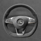 Griffowl Steering Wheel Cover for Customized Sedan Mercedes Benz C GLS E S SL Class R231 2015-2018. Hand-sewn DIY kit blends grip, function, and style inside.