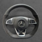 Griffowl Steering Wheel Cover for Customized Sedan Mercedes Benz C GLS E S SL Class R231 2015-2018. Hand-sewn DIY kit blends grip, function, and style inside.