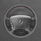 Griffowl Steering Wheel Cover for Customized Sedan Mercedes Benz CL S Class C215 W220 2000-2006. Hand-sewn DIY kit blends grip, function, and style inside.