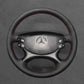 Griffowl Steering Wheel Cover for Customized Sedan Mercedes Benz E CLK CLS Class W211 C209 C219 2003-2009. Premium kit for drivers who love to hand sew and DIY.