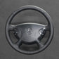 Griffowl Steering Wheel Cover for Customized Sedan Mercedes Benz E-Class W211 2003-2006. Elevate your interior with Griffowl's wrap and stitch kit.