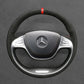 Griffowl Steering Wheel Cover for Customized Sedan Mercedes Benz S Class W222 2014-2017. Elevate your interior with Griffowl's wrap and stitch kit.