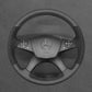 Griffowl Steering Wheel Cover for Customized Sedan Mercedes Benz W204 C-Class C280 C230 C180 C260 C200 C300 2007-2010. Compact, hand-sewn DIY wrap for quick interior mods and grip upgrade.