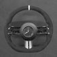 Griffowl Steering Wheel Cover for Customized Sedan Mercedes Benz W206 C257 W213 W223 EQS EQE 2021-2024. Perfect for enthusiasts seeking refined interior mods.