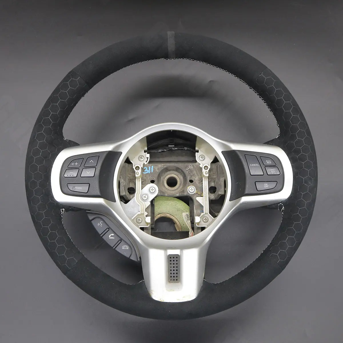 Griffowl Steering Wheel Cover for Customized Sedan Mitsubishi Lancer Evolution EVO 10 X 2008-2015. Hand-sewn DIY kit blends grip, function, and style inside.
