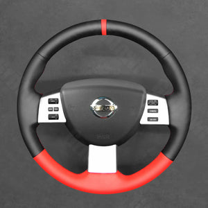 Griffowl Steering Wheel Cover for Customized Sedan Nissan Altima Maxima 2004-2008. For refined interior upgrades using our wrap and stitch kit.
