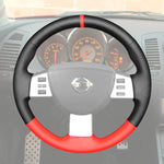 Griffowl Steering Wheel Cover for Customized Sedan Nissan Altima Maxima 2004-2008. For refined interior upgrades using our wrap and stitch kit.
