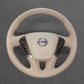 Griffowl Steering Wheel Cover for Customized Sedan Nissan Maxima A35 Teana 2008-2013. Hand-sewn kit for drivers seeking precision and comfort.

