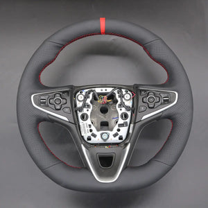 Griffowl Steering Wheel Cover for Customized Sedan Opel Insignia OPC 2008-2014. For refined interior upgrades using our wrap and stitch kit.
